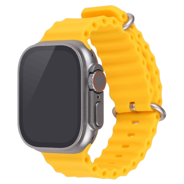 For Apple Watch Ultra 49mm Black Screen Non-Working Dummy Display Model, 49mm Black Screen (Dark Blue), 49mm Black Screen (White), 49mm Black Screen (Yellow)