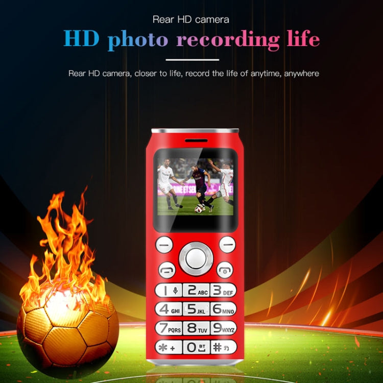 Satrend K8 Mini Mobile Phone, 1.0 inch, Hands Free Bluetooth Dialer Headphone, MP3 Music, Dual SIM, Network: 2G(Black)