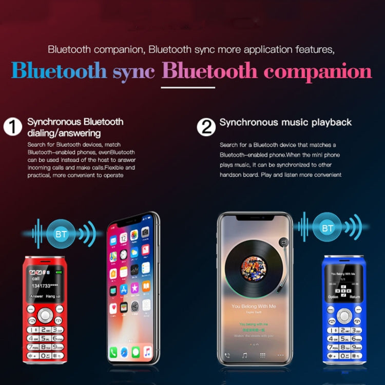 Satrend K8 Mini Mobile Phone, 1.0 inch, Hands Free Bluetooth Dialer Headphone, MP3 Music, Dual SIM, Network: 2G(Green)