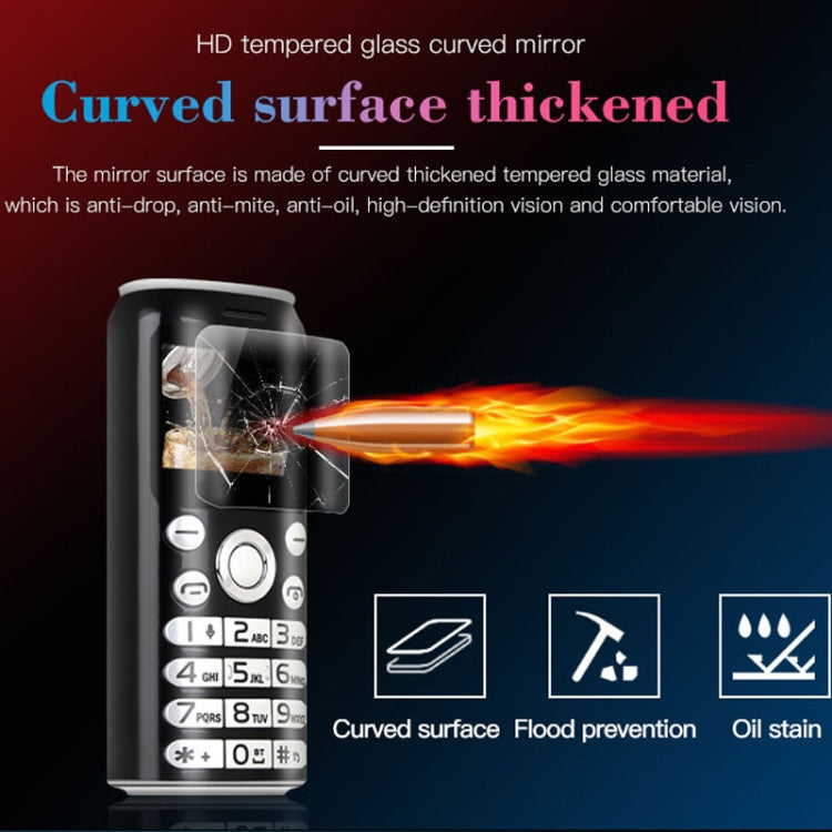 Satrend K8 Mini Mobile Phone, 1.0 inch, Hands Free Bluetooth Dialer Headphone, MP3 Music, Dual SIM, Network: 2G(Blue)