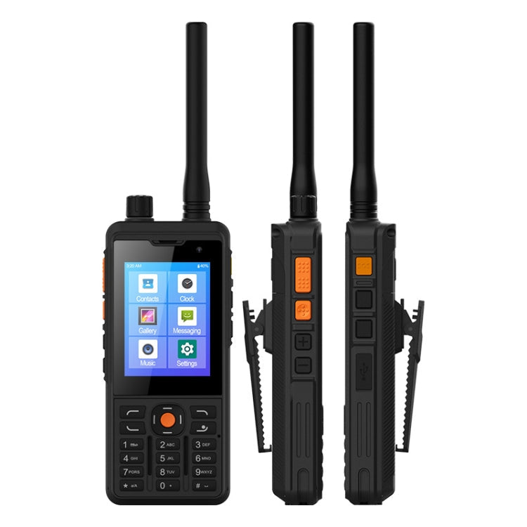 UNIWA P5 DMR POC Walkie Talkie Rugged Phone, 1GB+8GB, IP65 Waterproof Dustproof Shockproof, 5300mAh Battery, 2.8 inch Android 9.0 MTK6739 Quad Core up to 1.3GHz, Network: 4G, PTT