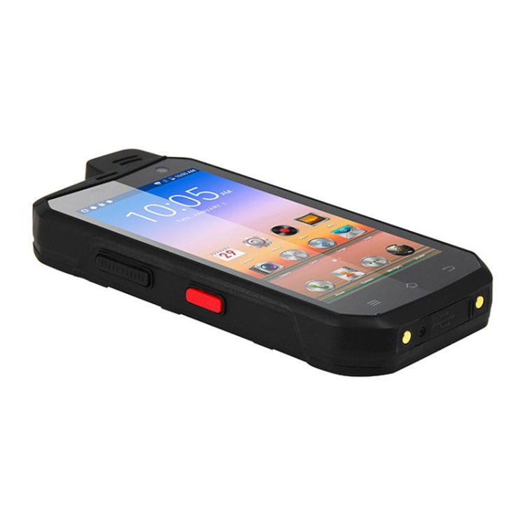 UNIWA B6000 PTT Walkie Talkie Rugged Phone, 4GB+64GB, IP68 Waterproof Dustproof Shockproof, 5000mAh Battery, 4.7 inch Android 9.0 MTK6762 Octa Core up to 2.0GHz, Network: 4G, NFC, OTG (Black)