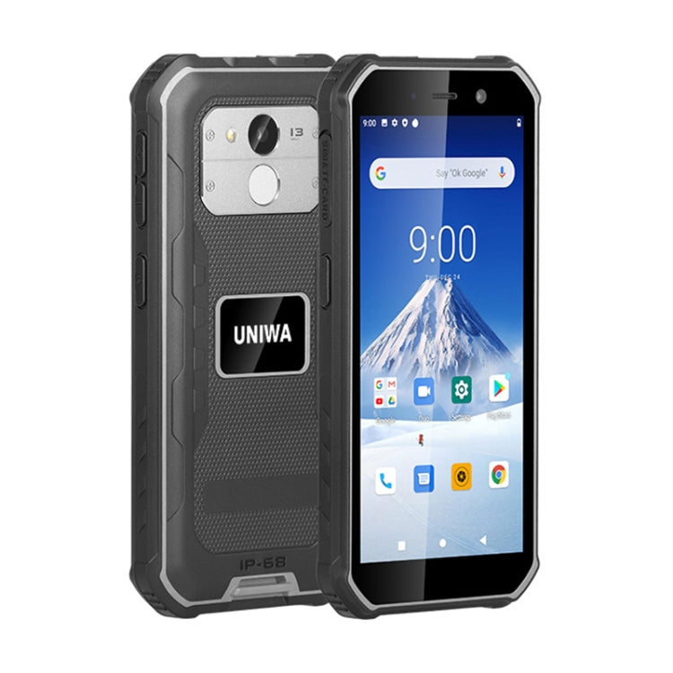 UNIWA F963 Rugged Phone, 3GB+32GB, IP68 Waterproof Dustproof Shockproof, 5.5 inch Android 10.0 MTK6739 Quad Core up to 1.25GHz, Network: 4G, NFC, OTG (Black Yellow)