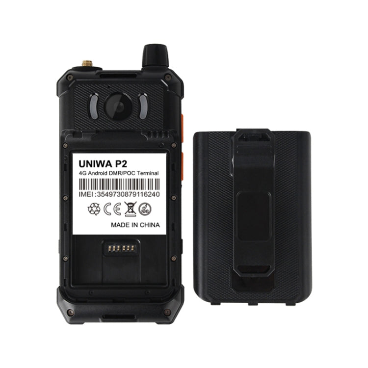 UNIWA P2 Walkie Talkie Rugged Phone, 3GB+32GB, IP67 Waterproof Dustproof Shockproof, 4.0 inch Android 8.1 Qualcomm Snapdragon SDM450 Octa Core up to 1.8GHz, Network: 4G, NFC, POC, SOS, OTG