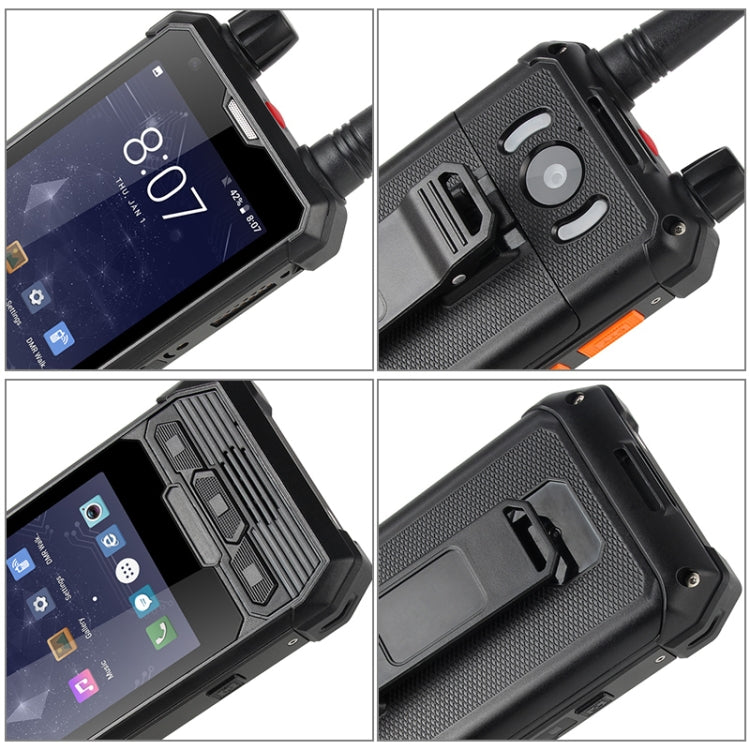 UNIWA P2 Walkie Talkie Rugged Phone, 3GB+32GB, IP67 Waterproof Dustproof Shockproof, 4.0 inch Android 8.1 Qualcomm Snapdragon SDM450 Octa Core up to 1.8GHz, Network: 4G, NFC, POC, SOS, OTG