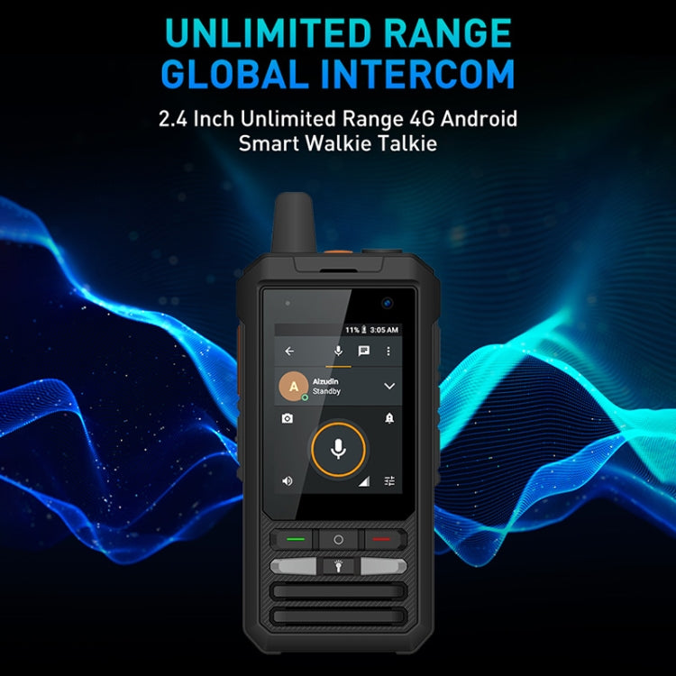 UNIWA F80 Walkie Talkie Rugged Phone, 1GB+8GB, Waterproof Dustproof Shockproof, 5300mAh Battery, 2.4 inch Android 8.1 Qualcomm MSM8909 Quad Core up to 1.1GHz, Network: 4G, Dual SIM, PPT, SOS (Black)