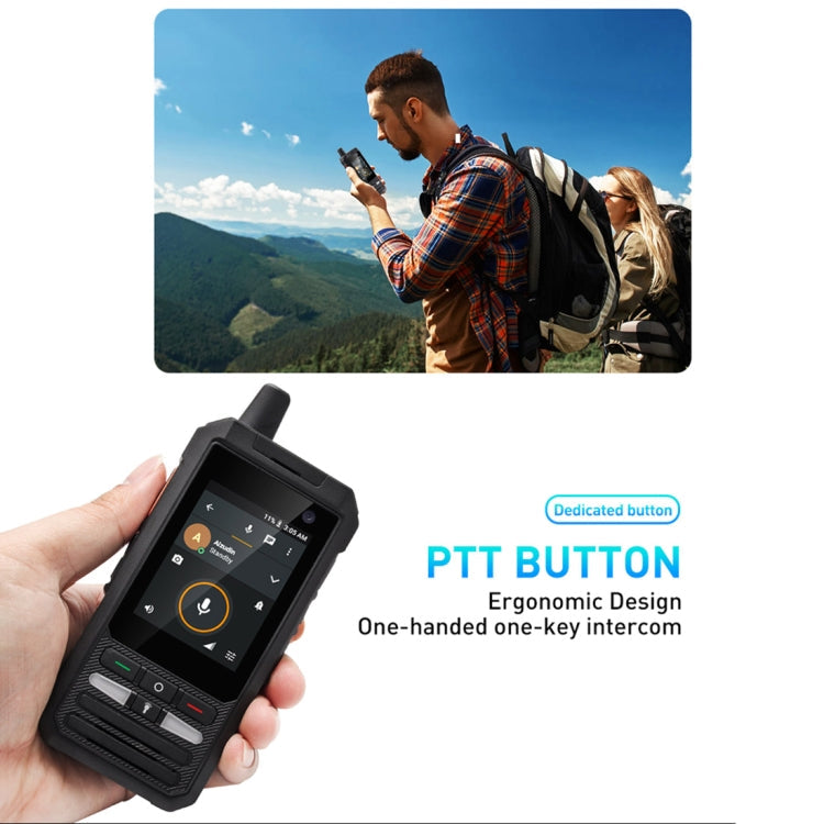 UNIWA F80 Walkie Talkie Rugged Phone, 1GB+8GB, Waterproof Dustproof Shockproof, 5300mAh Battery, 2.4 inch Android 8.1 Qualcomm MSM8909 Quad Core up to 1.1GHz, Network: 4G, Dual SIM, PPT, SOS (Black)