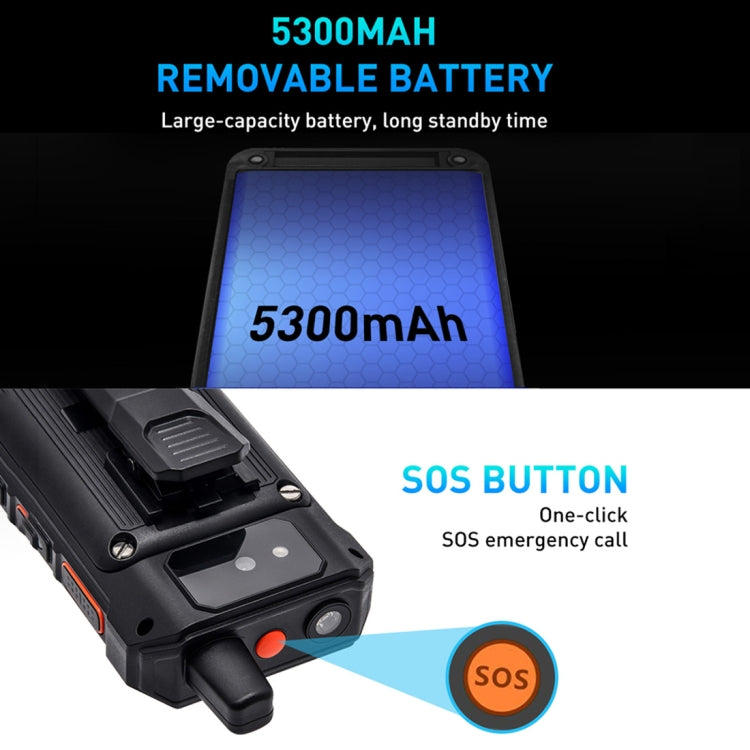 UNIWA F80 Walkie Talkie Rugged Phone, 1GB+8GB, Waterproof Dustproof Shockproof, 5300mAh Battery, 2.4 inch Android 8.1 Qualcomm MSM8909 Quad Core up to 1.1GHz, Network: 4G, Dual SIM, PPT, SOS (Black)
