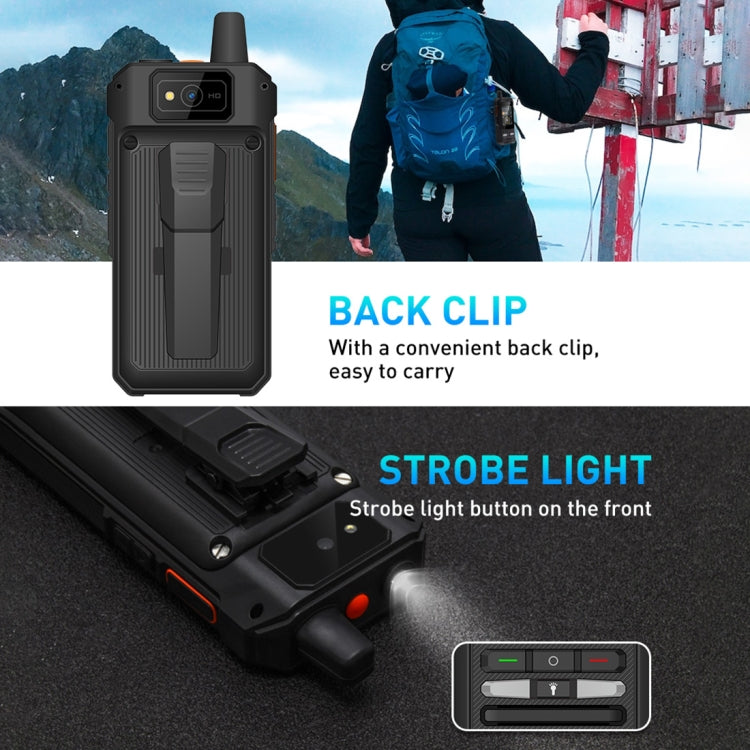 UNIWA F80 Walkie Talkie Rugged Phone, 1GB+8GB, Waterproof Dustproof Shockproof, 5300mAh Battery, 2.4 inch Android 8.1 Qualcomm MSM8909 Quad Core up to 1.1GHz, Network: 4G, Dual SIM, PPT, SOS (Black)