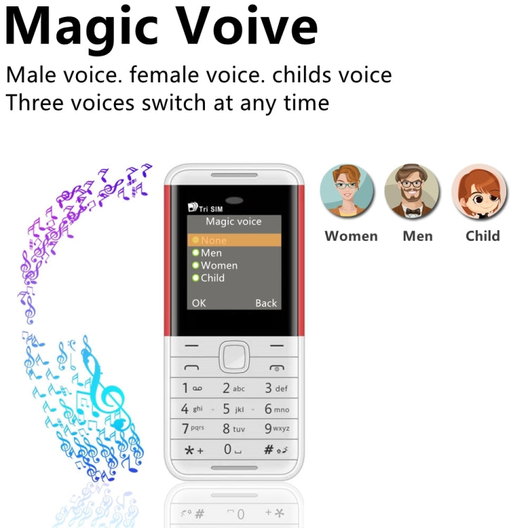 SERVO BM5310 Mini Mobile Phone, Russian Key, 1.33 inch, MTK6261D, 21 Keys, Support Bluetooth, FM, Magic Sound, Auto Call Record, GSM, Triple SIM (Yellow)