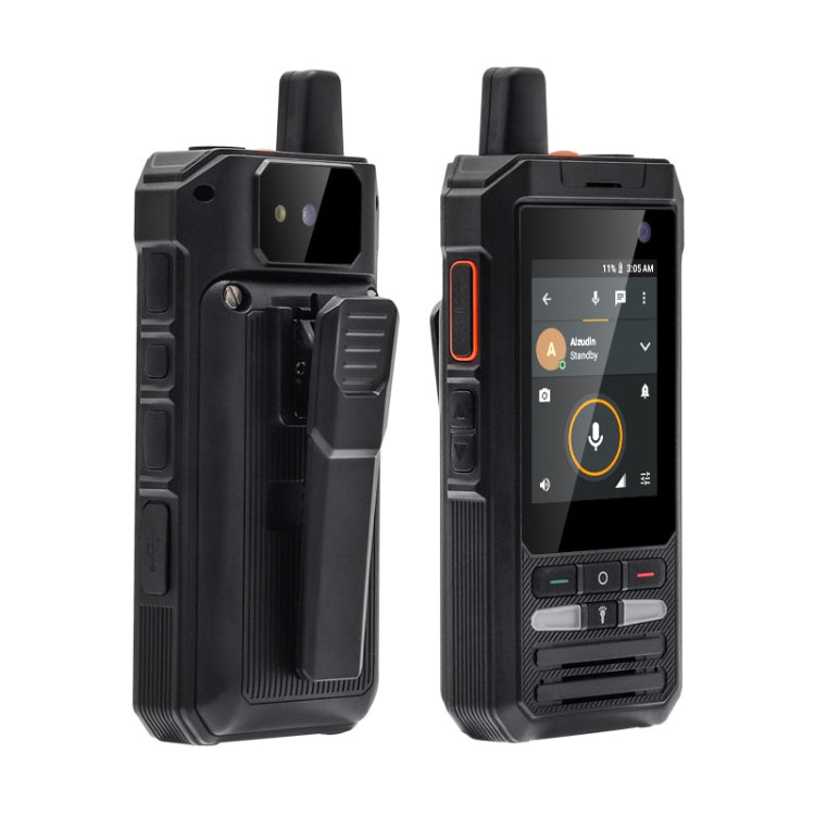UNIWA F80S Walkie Talkie Rugged Phone, 1GB+8GB, Waterproof Dustproof Shockproof, 5300mAh Battery, 2.4 inch Android 10 Spreadtrum SL8541E Quad Core up to 1.4GHz, Network: 4G, Dual SIM, PoC, SOS (Black)