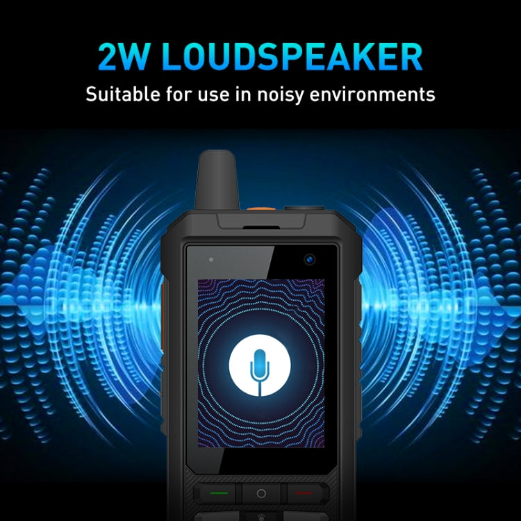 UNIWA F80S Walkie Talkie Rugged Phone, 1GB+8GB, Waterproof Dustproof Shockproof, 5300mAh Battery, 2.4 inch Android 10 Spreadtrum SL8541E Quad Core up to 1.4GHz, Network: 4G, Dual SIM, PoC, SOS (Black)