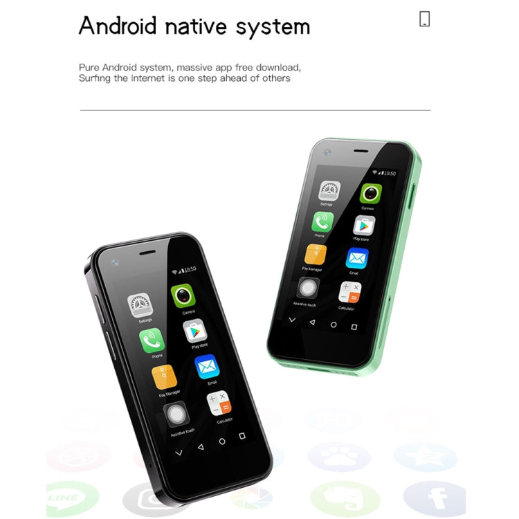 SOYES P40, 1GB+8GB, 2.5 inch MTK6580 Quad Core up to 1.3GHz, Bluetooth, WiFi, FM, Network: 3G, Dual SIM(Green)