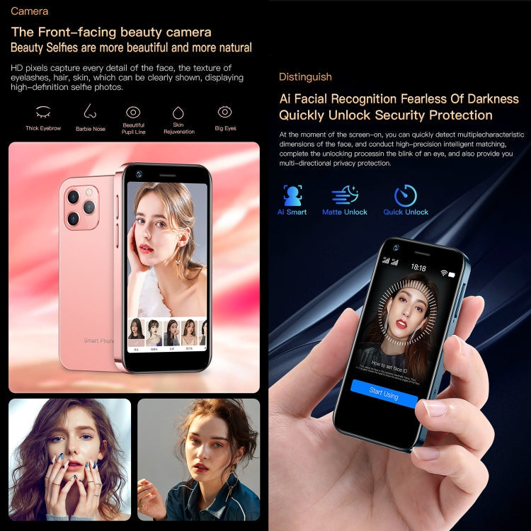 SOYES XS12 Pro, 2GB+16GB, 3.0 inch Android 10.0 MTK6750 Octa Core, Bluetooth, WiFi, OTG, Network: 4G, Dual SIM, Support Google Play (Black)