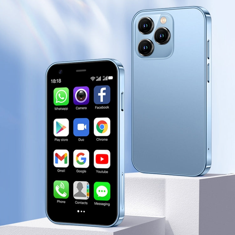 SOYES XS15, 2GB+16GB, 3.0 inch Android 8.1 MTK6580 Quad Core up to 1.3GHz, Bluetooth, WiFi, GPS, Network: 3G, Dual SIM (Blue)