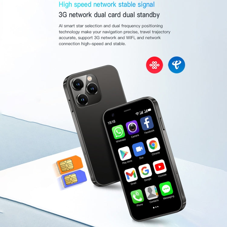 SOYES XS15, 2GB+16GB, 3.0 inch Android 8.1 MTK6580 Quad Core up to 1.3GHz, Bluetooth, WiFi, GPS, Network: 3G, Dual SIM (Blue)
