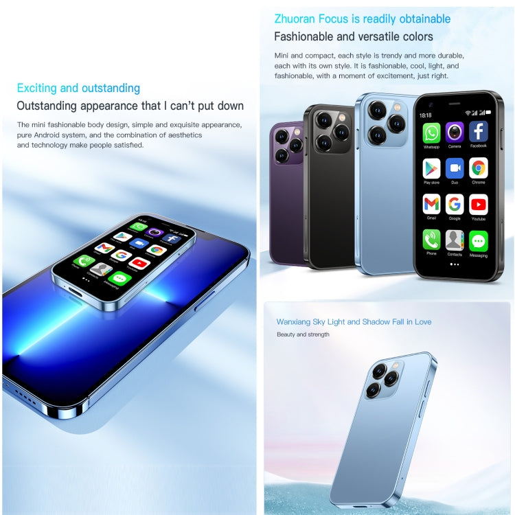 SOYES XS15, 2GB+16GB, 3.0 inch Android 8.1 MTK6580 Quad Core up to 1.3GHz, Bluetooth, WiFi, GPS, Network: 3G, Dual SIM (Black)