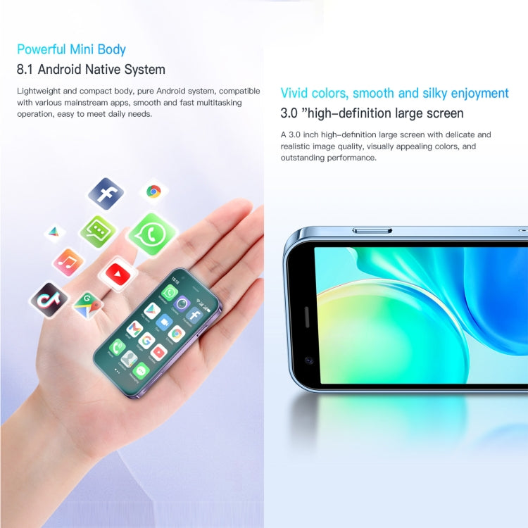 SOYES XS15, 2GB+16GB, 3.0 inch Android 8.1 MTK6580 Quad Core up to 1.3GHz, Bluetooth, WiFi, GPS, Network: 3G, Dual SIM (Black)