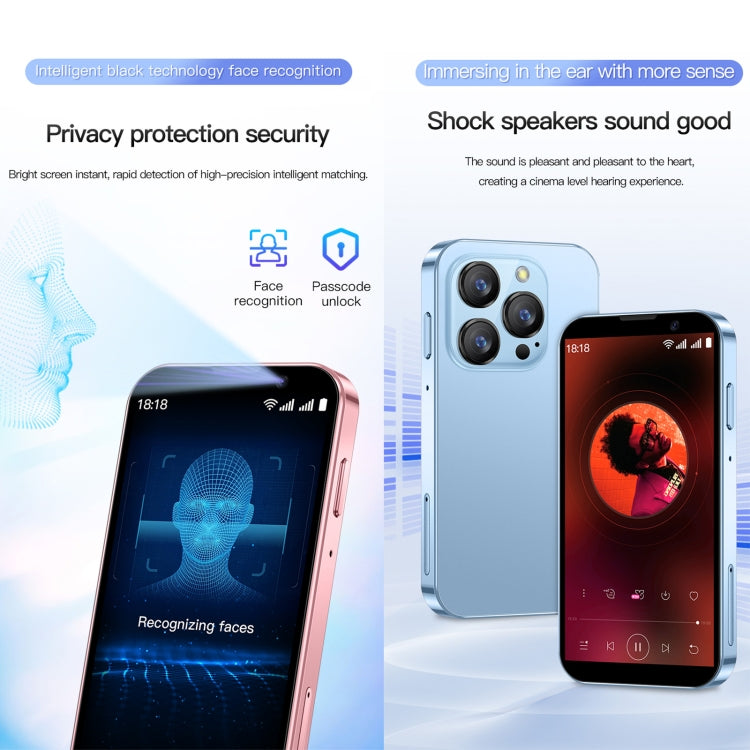 SOYES XS18 Pro, 2GB+16GB, 3.0 inch Android 9.0 MTK6580 Quad Core, Network: 3G, Dual SIM (Pink)