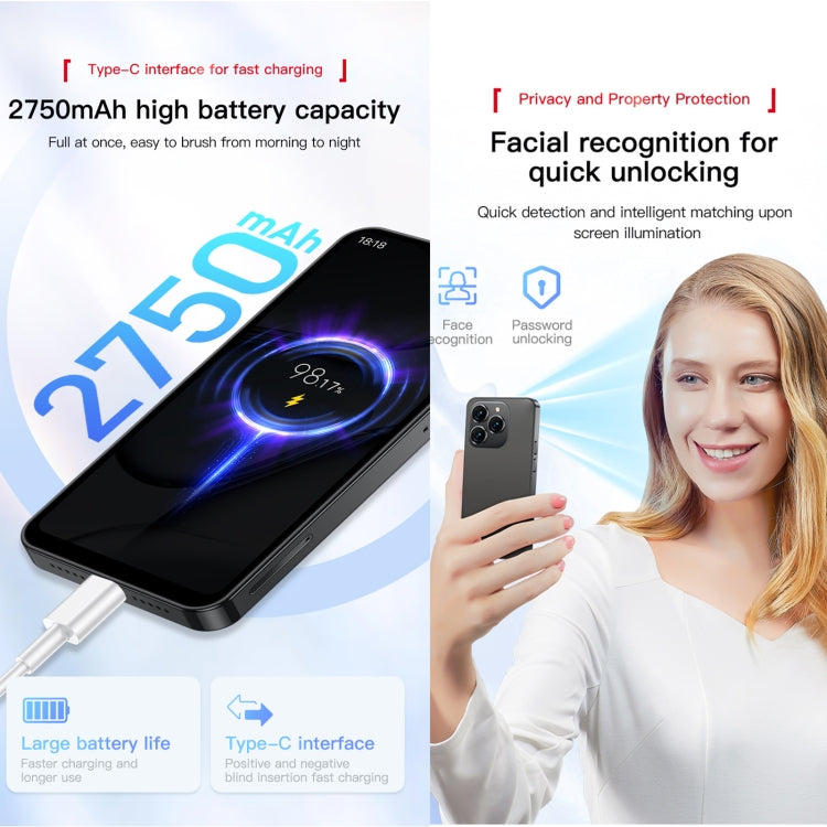SOYES XS18 Pro Max, 2GB+16GB, Face ID, 4.3 inch Android 8.1 MTK6737A Quad Core, Network: 4G, OTG, Dual SIM (White)