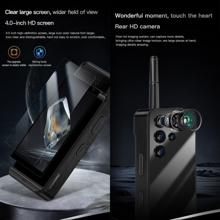 SOYES W88 Pro, 2GB+16GB, 4600mAh Battery, 4.0 inch Android 12 MTK6739CW Quad Core, Network: 4G, OTG, Dual SIM (Black)