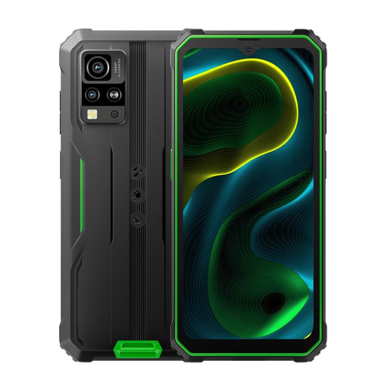 [HK Warehouse] Blackview BV4800 SE Rugged Phone, 4GB+64GB, 6.56 inch Android 15 UMS9320E T615 Octa Core, Network: 4G, OTG, NFC (Green)