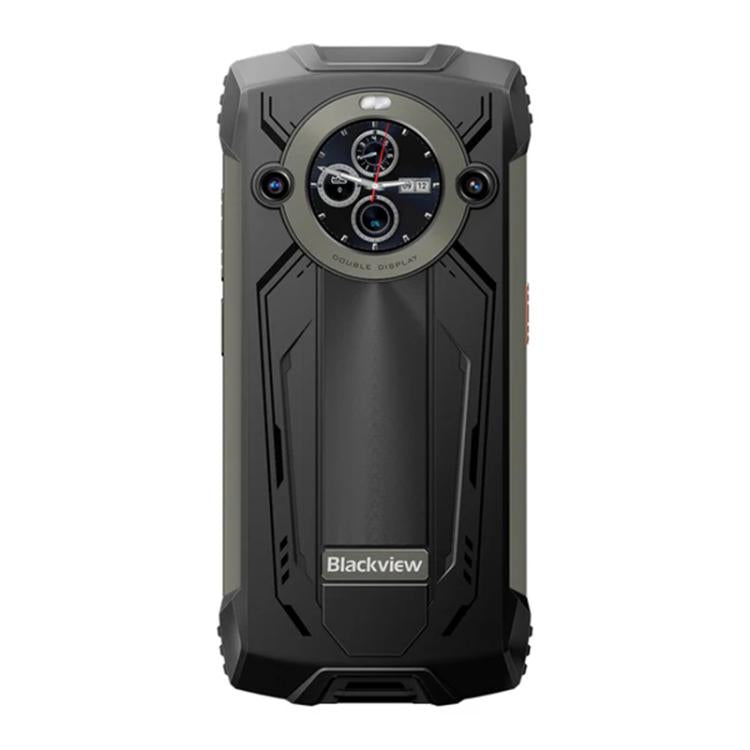 [HK Warehouse] Blackview BV8200 Rugged Phone, 12GB+256GB, 6.5 inch + 1.3 inch Android 14 MediaTekHelio G100 MT8781, Network: 4G, NFC (Black)