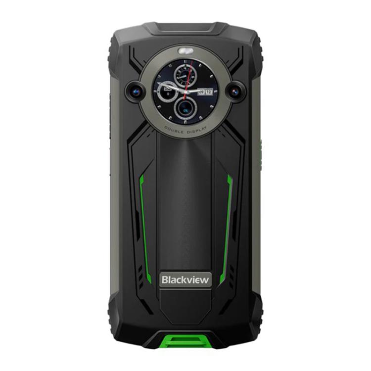 [HK Warehouse] Blackview BV8200 Rugged Phone, 12GB+256GB, 6.5 inch + 1.3 inch Android 14 MediaTekHelio G100 MT8781, Network: 4G, NFC (Green)