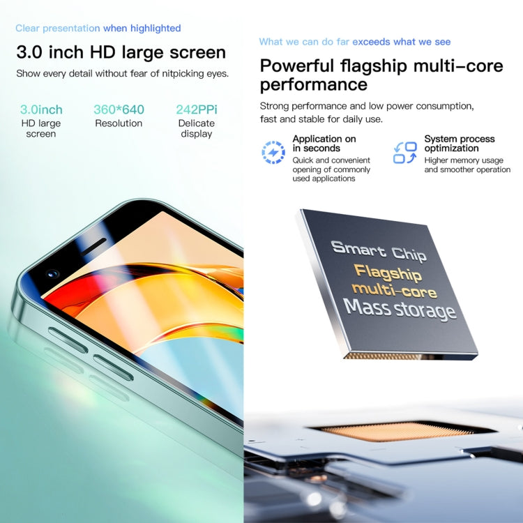 SOYES P70 Pro Max, 1GB+16GB, 3.0 inch Android 8.1 MTK6580 Quad Core, Network: 3G, Dual SIM (Black)