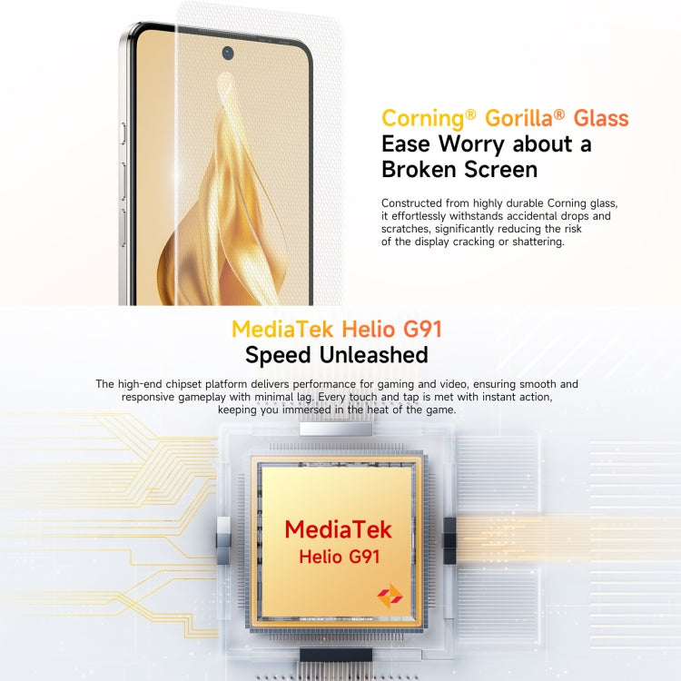 [HK Warehouse] Ulefone Note 18 Pro, 6GB+256GB, Face ID & Side Fingerprint, 6.78 inch Android 14 MediaTek Helio G91 MTK6769 Octa Core, Network: 4G, Dual SIM, OTG, NFC (Lustrous Black)