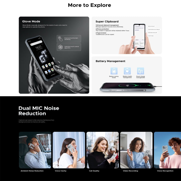 [HK Warehouse] DOOGEE Blade GT 5G Rugged Phone, 12GB+256GB, 6.72 inch Android 14 Dimensity 7050 Octa Core, Network: 5G, OTG, NFC, LED Light Effect (Black)