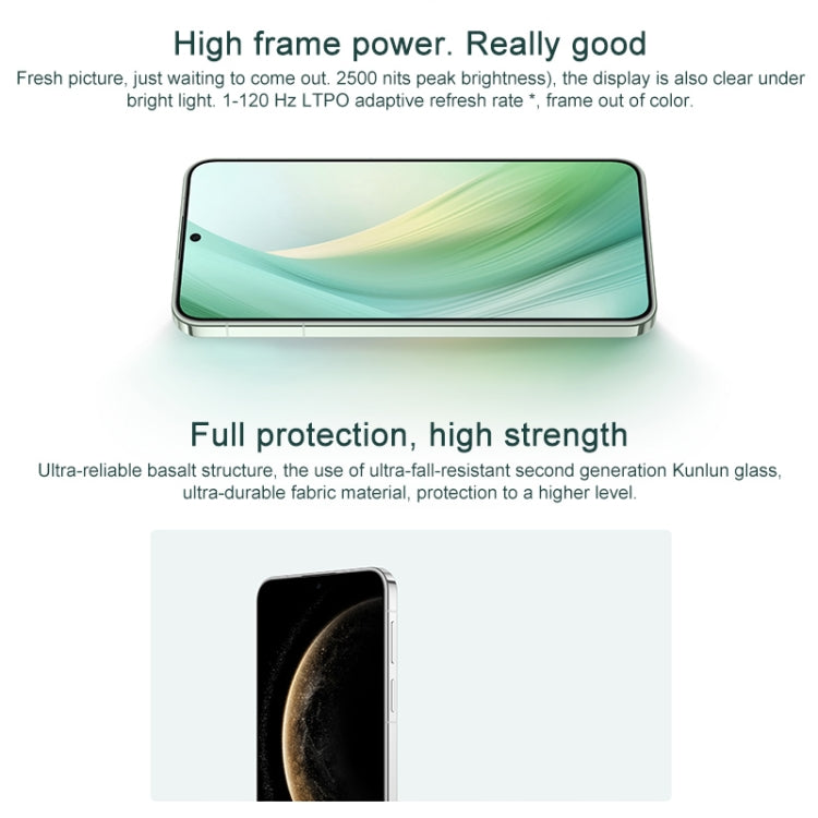 HUAWEI Mate 70, 12GB+1TB, Harmony AI, Side Fingerprint Identification, 6.7 inch HarmonyOS 4.3, NFC, OTG, Not Support Google Play (Green)