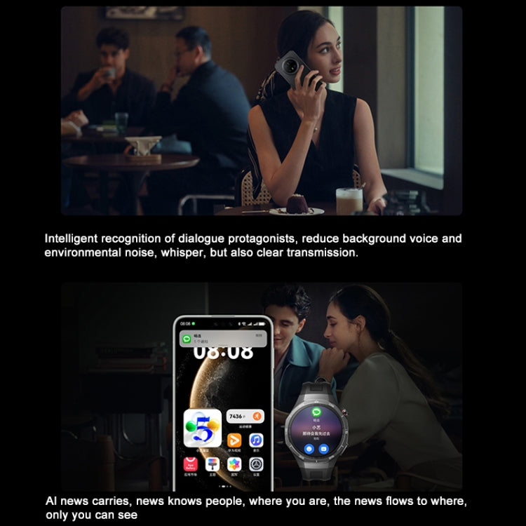 HUAWEI Mate 70 Pro, 12GB+512GB, Harmony AI, 3D Face & Side Fingerprint Identification, 6.9 inch HarmonyOS 4.3, NFC, OTG, Not Support Google Play (White)