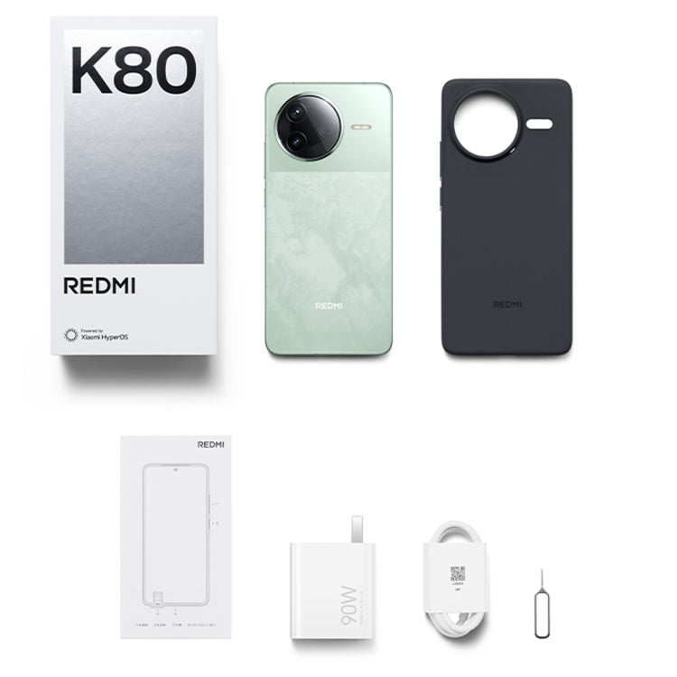 Xiaomi Redmi K80, 12GB+256GB, 6.67 inch Xiaomi HyperOS 2 Snapdragon 8 Gen 3 Octa Core, NFC, Network: 5G (Blue)