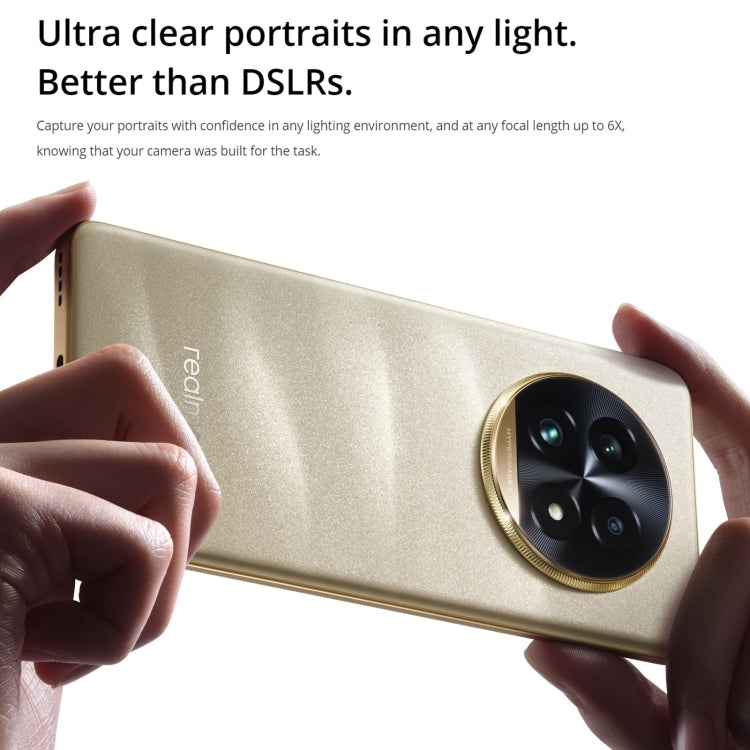 Realme 13 Pro+, 12GB+256GB, Screen Fingerprint Identification, 6.7 inch Realme UI 5.0 Snapdragon 7s Gen 2 Octa Core, NFC, Network: 5G (Gold)