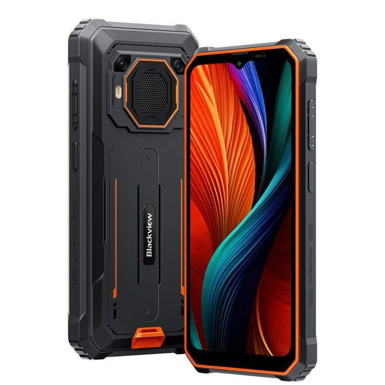 [HK Warehouse] Blackview BV6200 Plus, 8GB+128GB, IP68/IP69K/MIL-STD-810H, 6.56 inch Android 14 Unisoc UMS9230 T606 Octa Core, Network: 4G, OTG, NFC  (Orange)