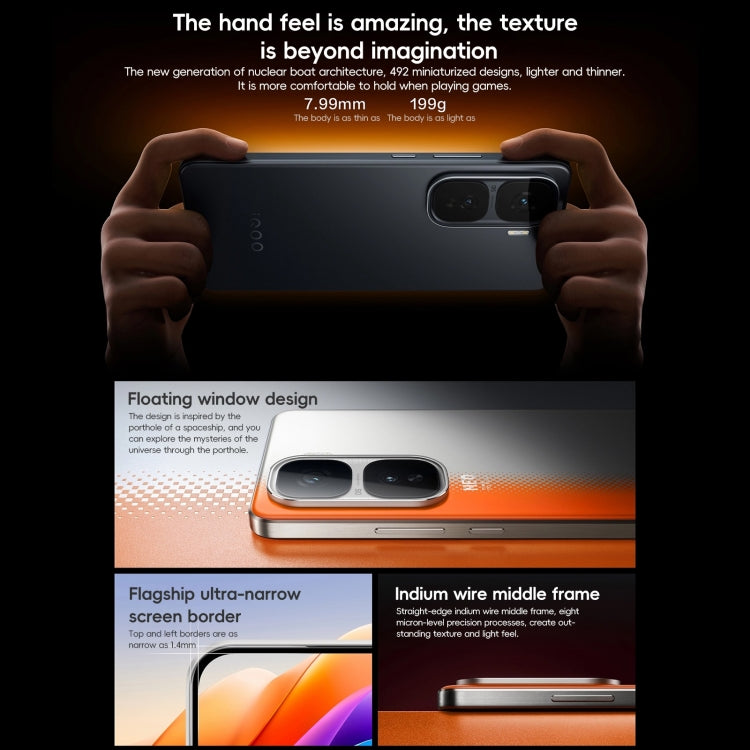 vivo iQOO Neo10 Pro, 16GB+1TB, Face ID / Screen Fingerprint Identification, 6.78 inch Android 15 OriginOS 5 Dimensity 9400 Octa Core, OTG, NFC, Network: 5G, Support Google Play(Black)