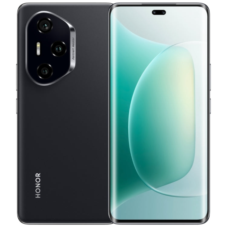 Honor 300 Pro, 12GB+512GB, Screen Fingerprint, 6.78 inch MagicOS 9.0 / Android 15 Snapdragon 8 Gen 3 Octa Core, Network: 5G, NFC, OTG, Support Google Play (Black)
