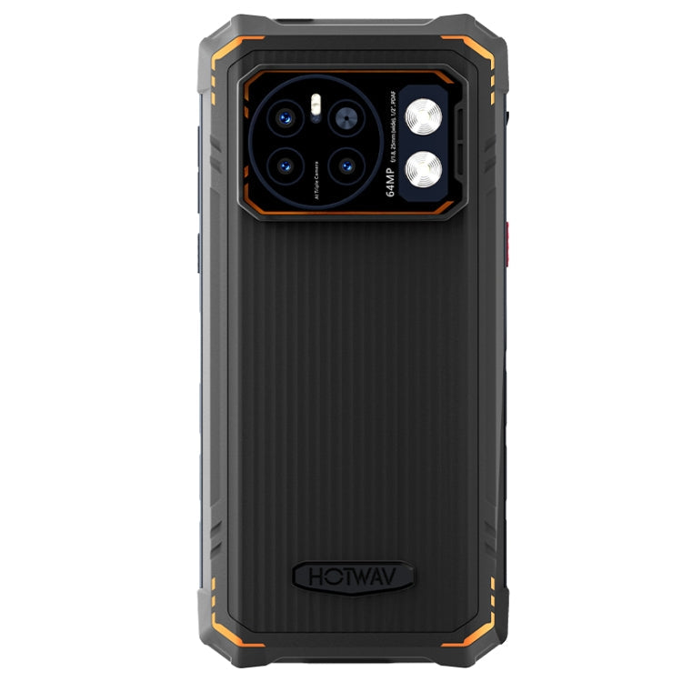 [HK Warehouse] HOTWAV CYBER 13, IP68/IP69K Rugged Phone, 8GB+128GB, 10800mAh, 6.6 inch Android 14.0 Unisoc T606 Octa Core, Network: 4G, NFC, OTG (Orange)