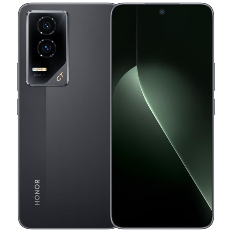 Honor GT, 12GB+512GB, In-screen Fingerprint, 6.7 inch MagicOS 9.0 Android 15.0 Snapdragon 8 Gen 3 Octa Core, Network: 5G, OTG, NFC (Black)