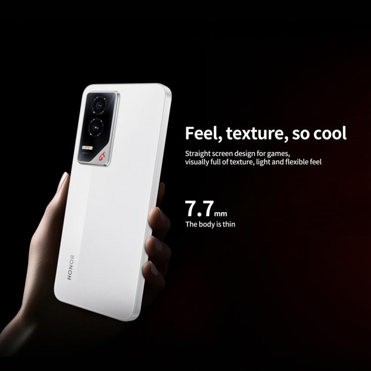 Honor GT, 16GB+1TB, In-screen Fingerprint, 6.7 inch MagicOS 9.0 Android 15.0 Snapdragon 8 Gen 3 Octa Core, Network: 5G, OTG, NFC (White)