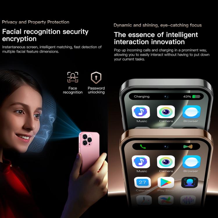 SOYES ONEMYTH M16 Pro, 2GB+16GB, 4.0 inch Android 10.0 MTK6580 Quad Core, Network: 3G, Dual SIM (Gold)