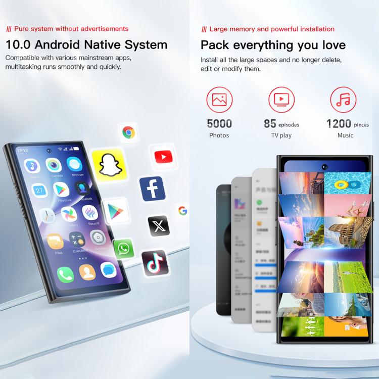 SOYES ONEMYTH S25 Pro, 2GB+16GB, 4.0 inch Android 10.0 MTK6580 Quad Core, Network: 3G, Dual SIM (Pink)