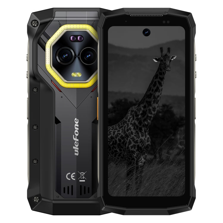 [HK Warehouse] Ulefone Armor Mini 20 Pro, 8GB+256GB, IP68/IP69K Rugged Phone, 4.7 inch Android 15 MediaTek Dimensity 6300 5G Octa Core, Network: 5G, NFC, OTG (Mecha Black)