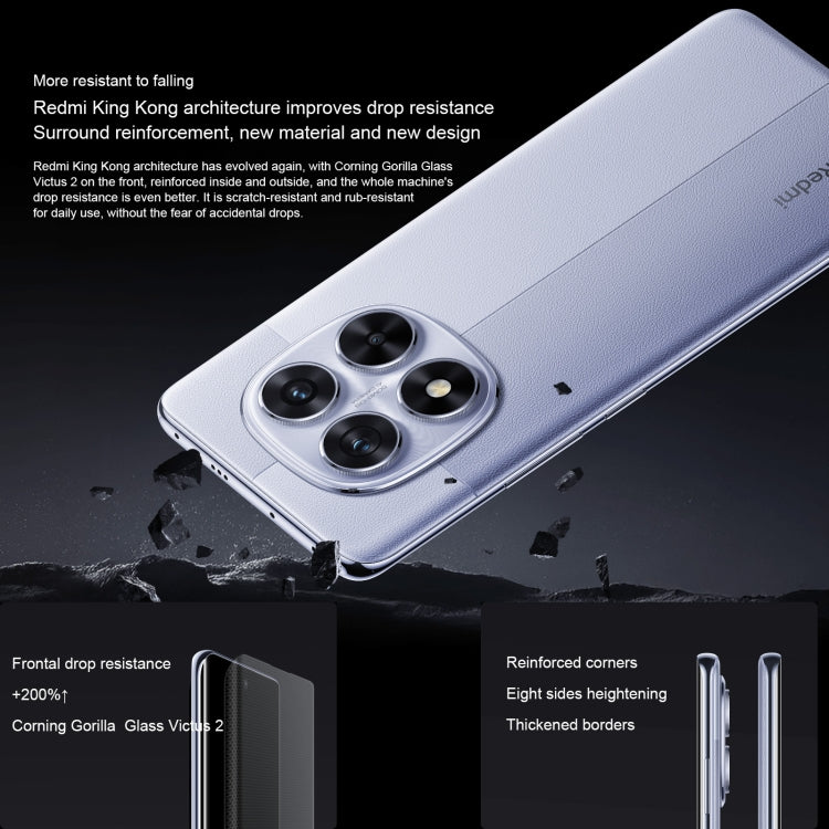 Xiaomi Redmi Note 14 Pro, 8GB+256GB, 6.67 inch Xiaomi HyperOS Mediatek Dimensity 7300-Ultra Octa Core, NFC, Network: 5G (White)