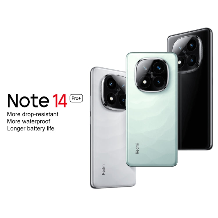 Xiaomi Redmi Note 14 Pro+, 16GB+512GB, 6.67 inch Xiaomi HyperOS Snapdragon 7s Gen 3 Octa Core, NFC, Network: 5G (Black)