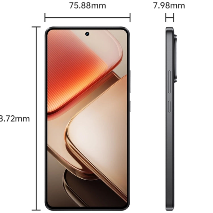 vivo iQOO Z9 Turbo+, 12GB+256GB, 6.78 inch Android 14.0 OriginOS 4 Dimensity 9300+ Octa Core 3.4GHz, OTG, NFC, Network: 5G, Support Google Play (Black)