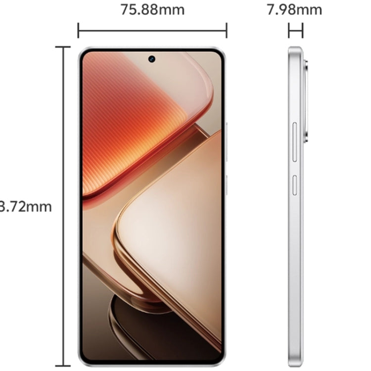 vivo iQOO Z9 Turbo+, 12GB+256GB, 6.78 inch Android 14.0 OriginOS 4 Dimensity 9300+ Octa Core 3.4GHz, OTG, NFC, Network: 5G, Support Google Play (Starlight White)
