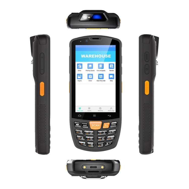 UNIWA HS006 Industrial PDA QR Code Scanner, 2GB+16GB, 4.0 inch Android 11 MediaTek MT6762 Octa Core, NFC, Network: 4G (US Plug)
