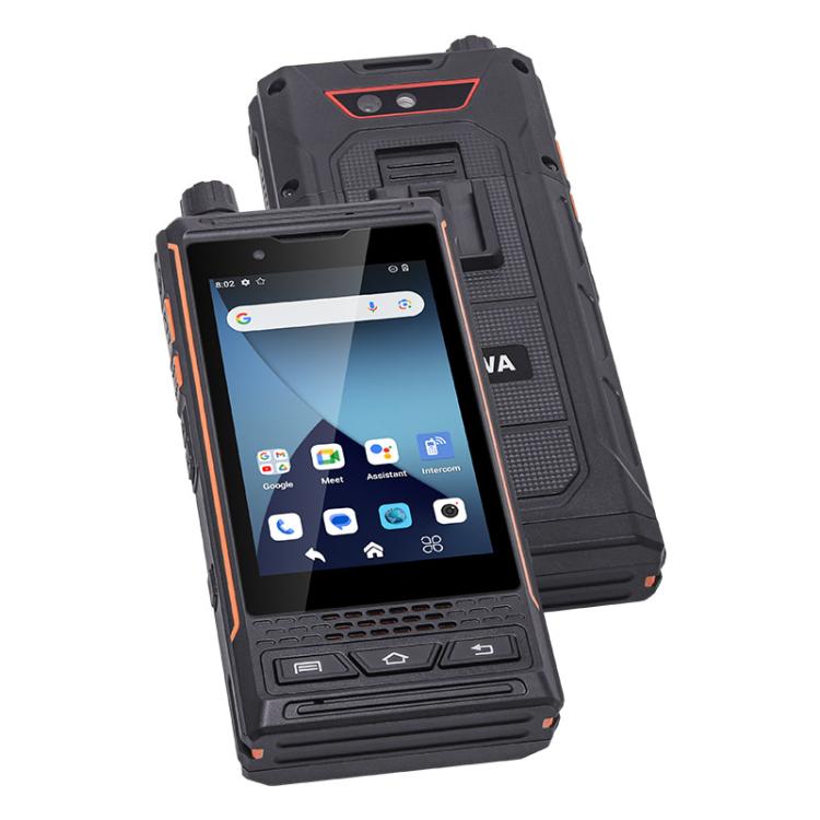 UNIWA P4 Plus UHF Walkie Talkie Rugged Phone, 4GB+64GB, 4.0 inch Android 14 MediaTek MT6765 Helio P35 Octa Core, Network: 4G (US Plug)